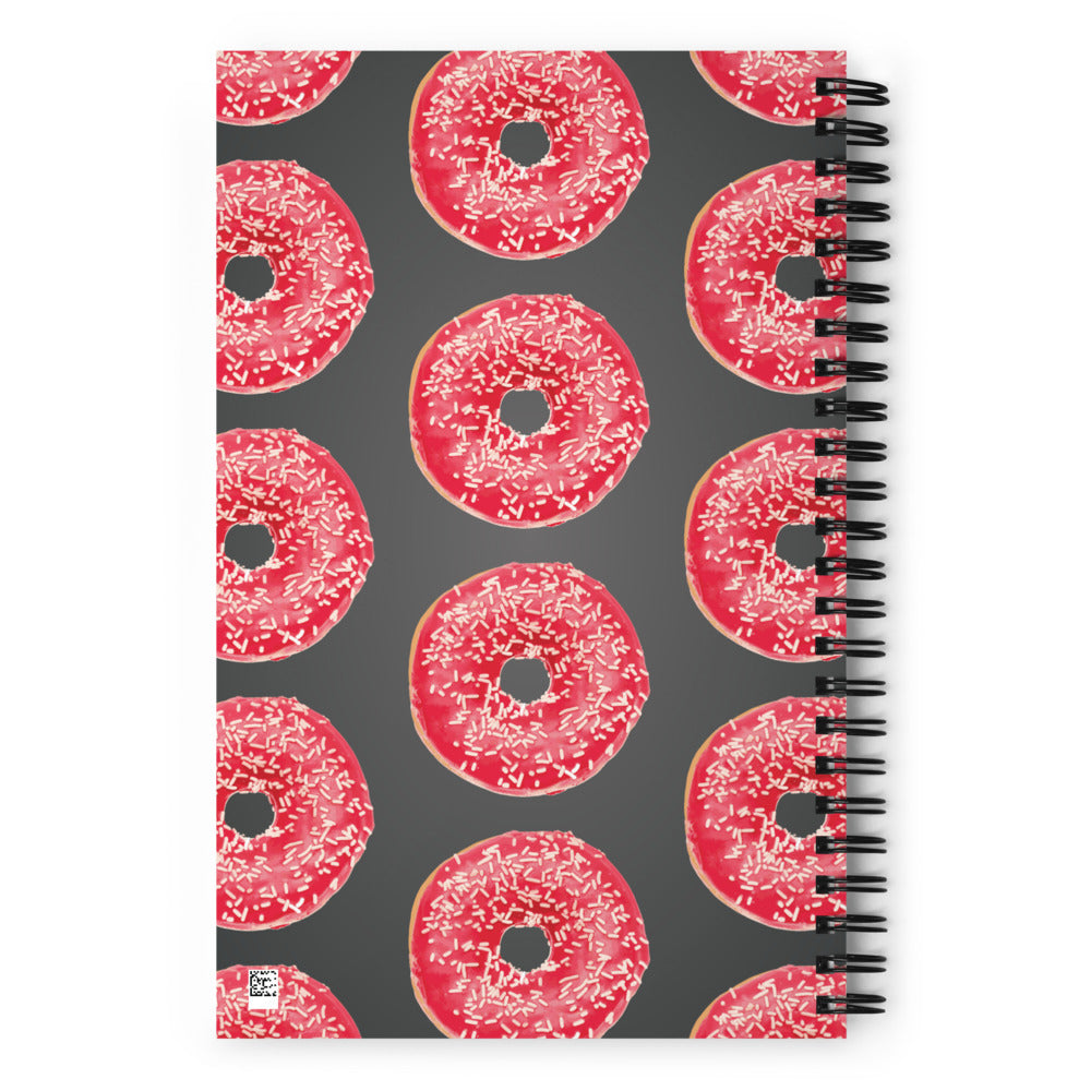 I Donut Care Spiral notebook