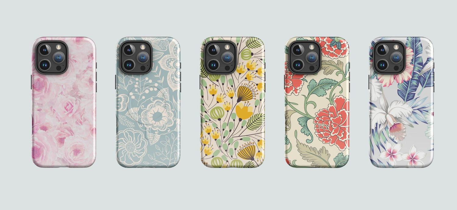 Floral Phone Case Designs by Cases by Kate