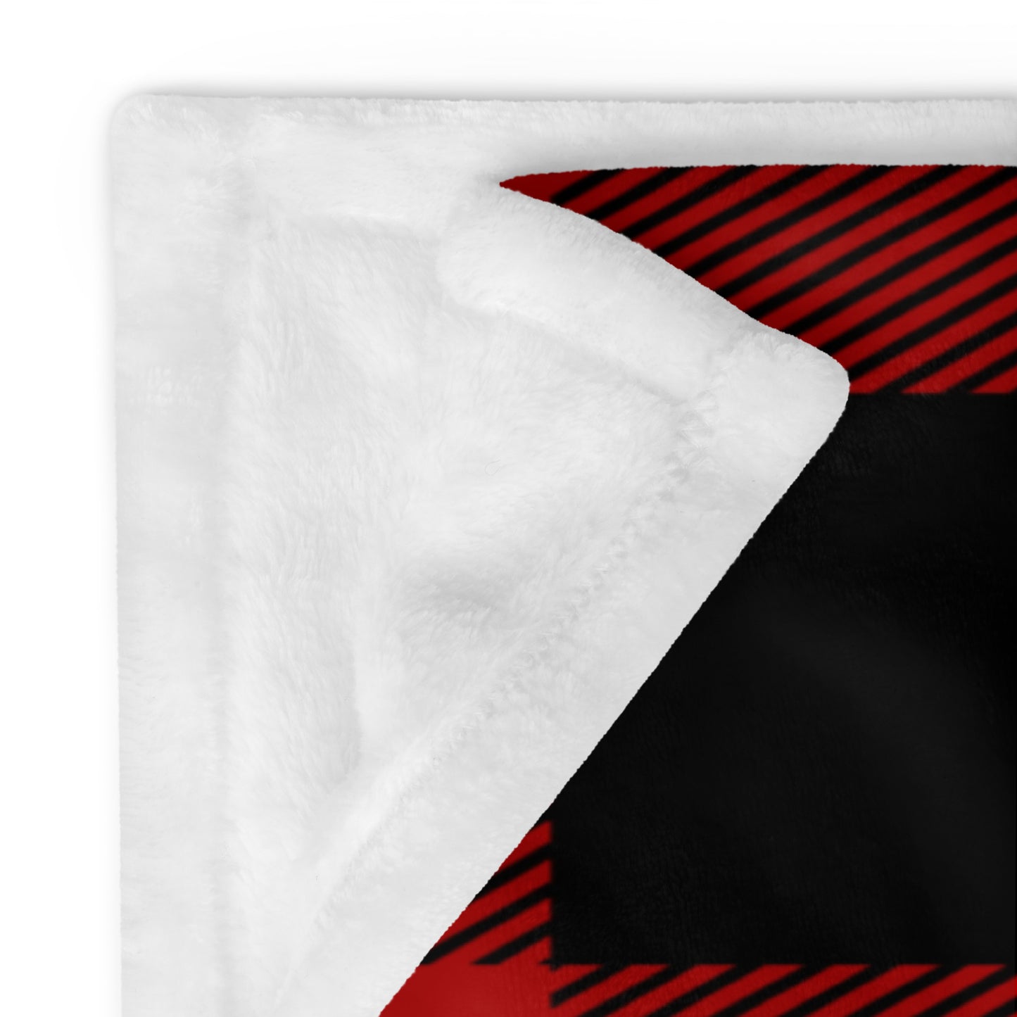 Red and Black Lumberjack Plaid Throw Blanket