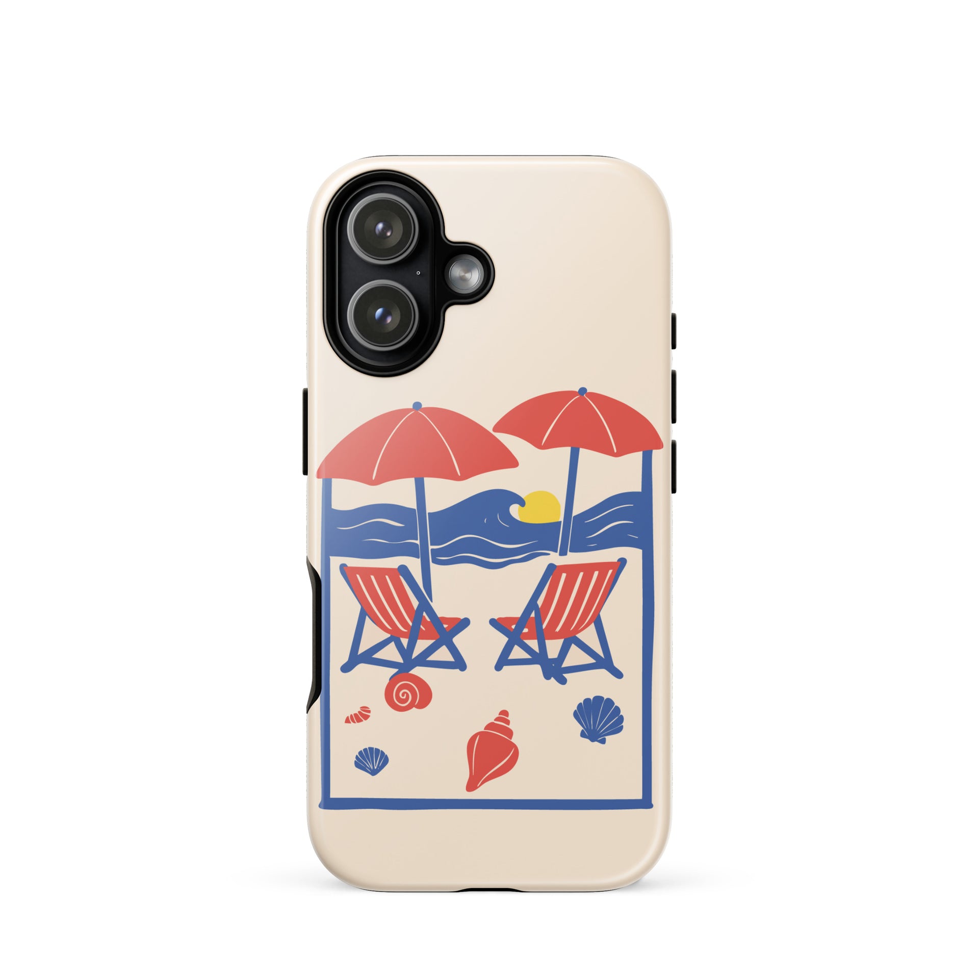 Beach Scene with Blue Waves and Sunset Tough Case for iPhone® – Cases by Kate Beach Scene with Blue Waves and Sunset Tough Case for iPhone® – Cases by Kate